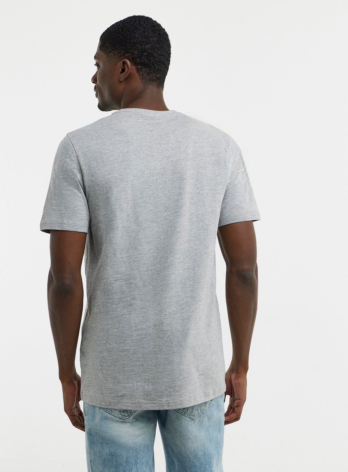 JACAMO 5 Pack Crew Neck T-Shirt Long Multi XL - Image 3 thumbnail